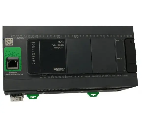 Schneider Modicon M241 TM241CE40R PLC Relay Out