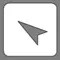 OSD left cursor icon for navigating the on-screen display menu.