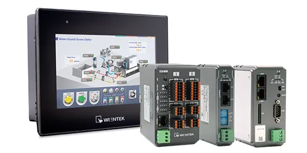 Group of CODESYS capable HMI and modular IO
