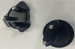 Interchangeable AC power plug adapters for the RT1300B Series rugged tablet power adapter.