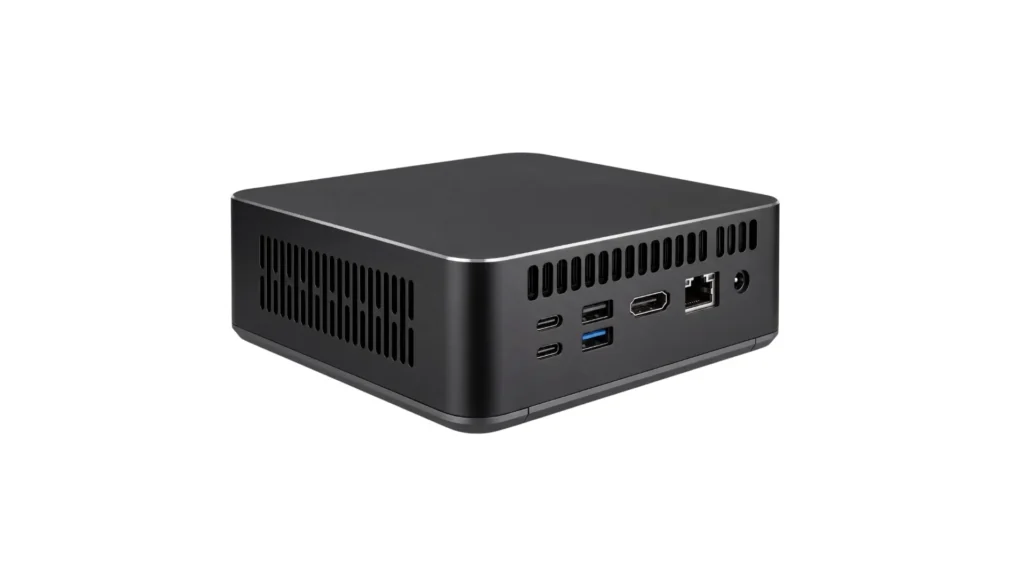 Black Mini PC computer Compact black mini pc computer with usb and hdmi ports