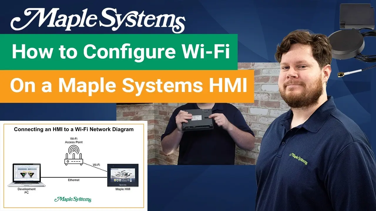 How to Configure Wi-Fi on a Maple Systems HMI