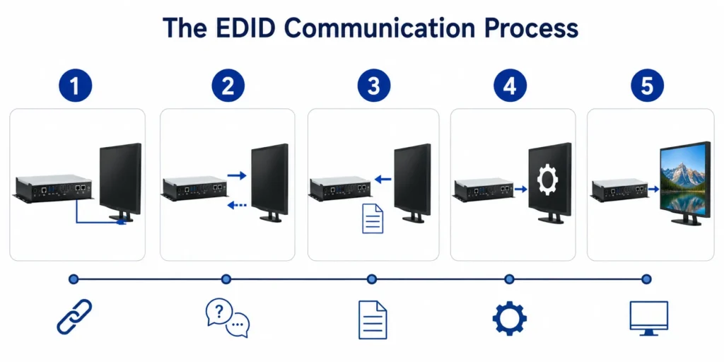 Digital Signage PCs EDID Communication Process