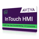 AVEVA InTouch – 10K Tags AVEVA InTouch with extensive industrial graphics library, HTML5 web client, native cloud integration, and robust alarm management.