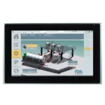 OMI6924CP Front View Maple Systems 24" Industrial Panel PC with i5 processor and UL Listing
