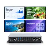 Flexible Digital Signage PC with support up to four simultaneous 4K displays